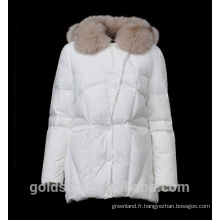 2018 New Arrival Fox Fur Softshell Down Jacket Women